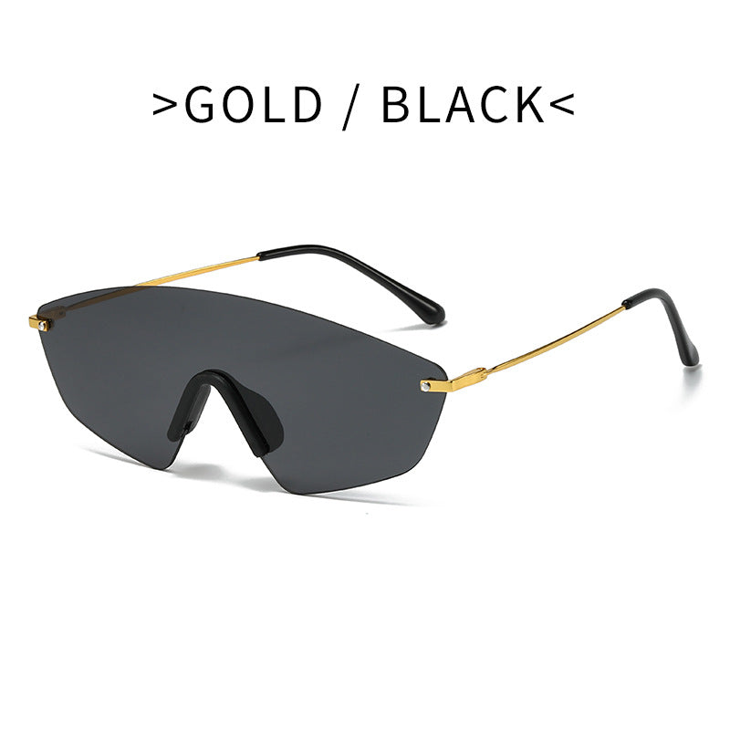 Damen moderne Oversized-Sonnenbrille Karnz