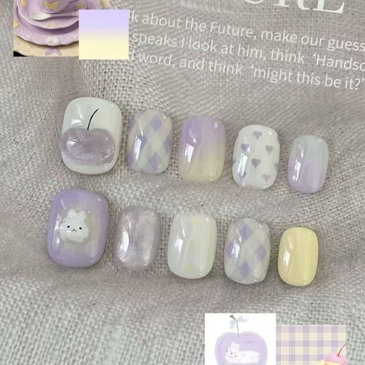 Romantisches Herz-Themen Nagelkunst Set Karnz