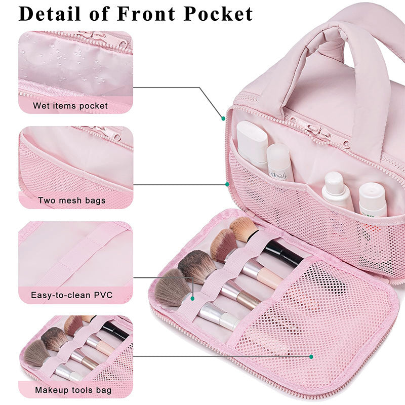 Kosmetik-Organizer Tasche mit Abnehmbaren Innenfächern Karnz
