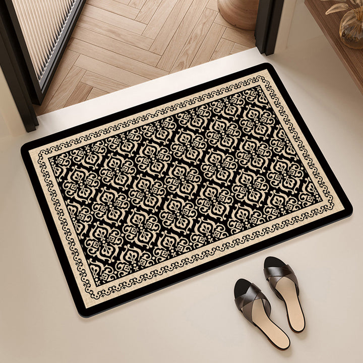 Elegante geometrische Muster-Badmatte Karnz