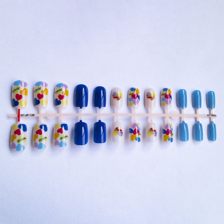 Kreatives herzthemen Nagelkunst-Set