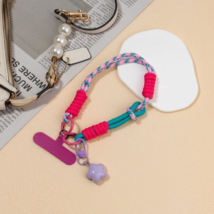 Farbenfrohes Paracord Schlüsselband Karnz