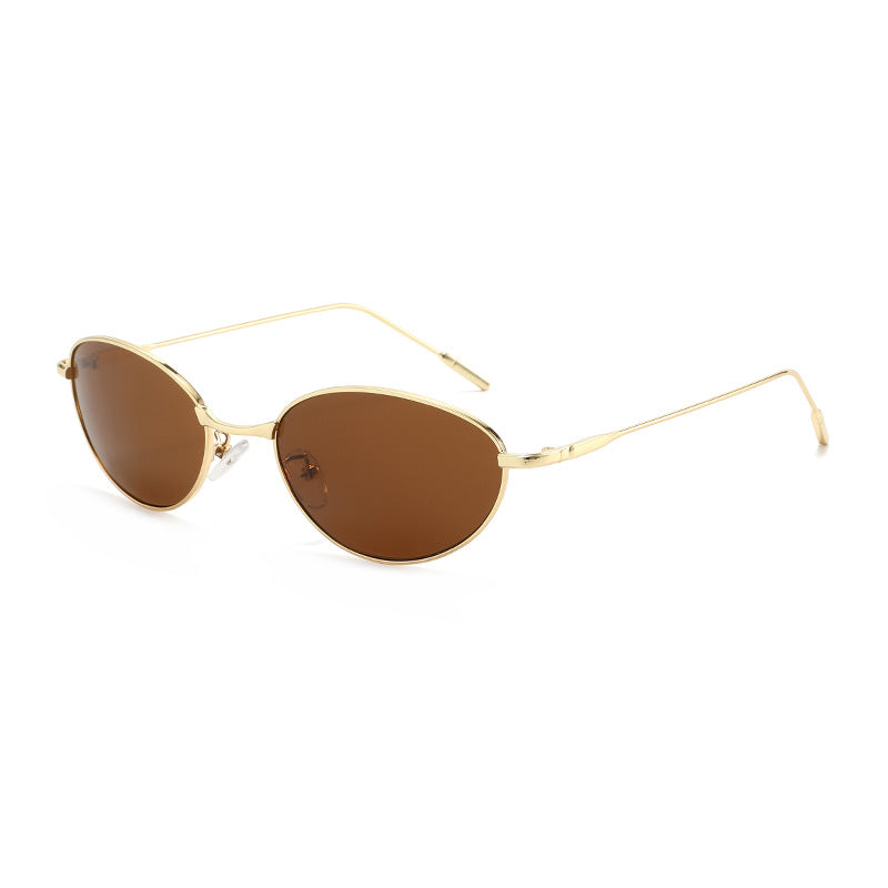 Damen modische Sonnenbrille im eleganten Ovaldesign Karnz