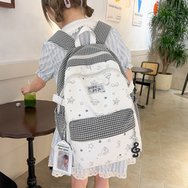 Stylischer Grafikdruck-Rucksack Karnz