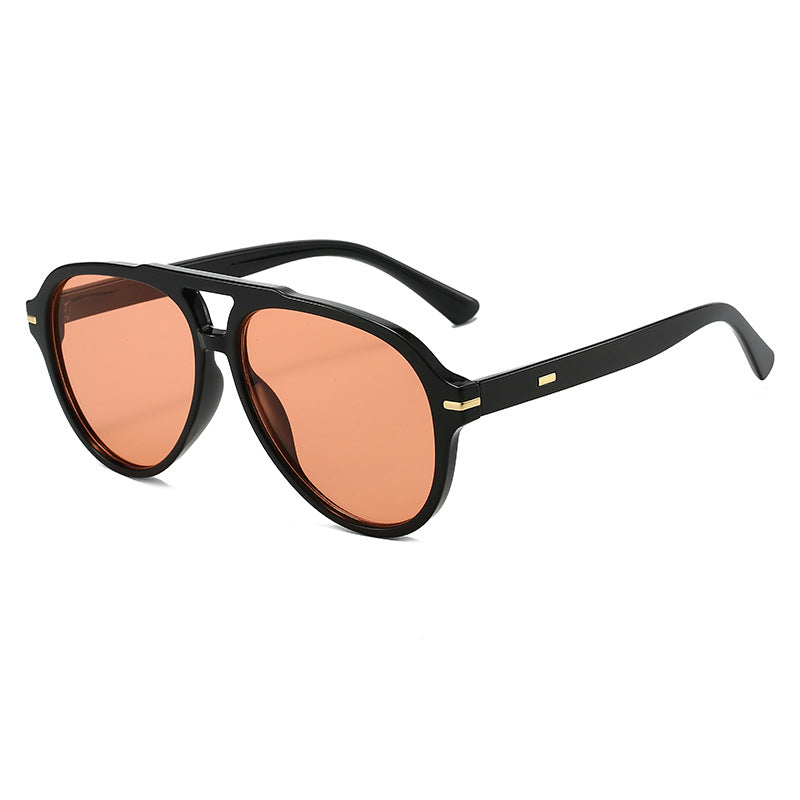 Damen modische Sonnenbrille mit schickem Tortoise-Rahmen Karnz