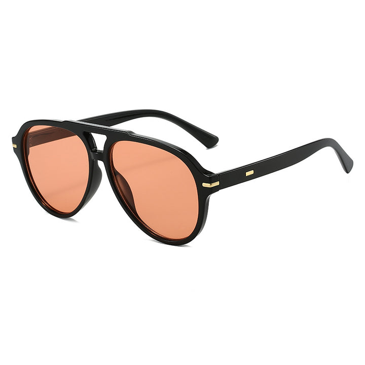 Damen modische Sonnenbrille mit schickem Tortoise-Rahmen Karnz