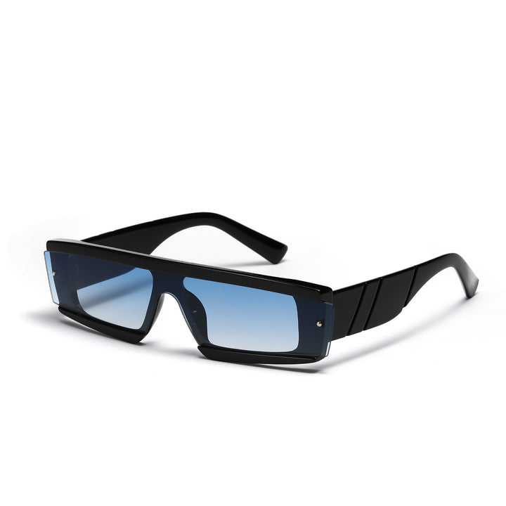 Damen oversized rechteckige Sonnenbrille mit modischem Schildpatt-Design Karnz