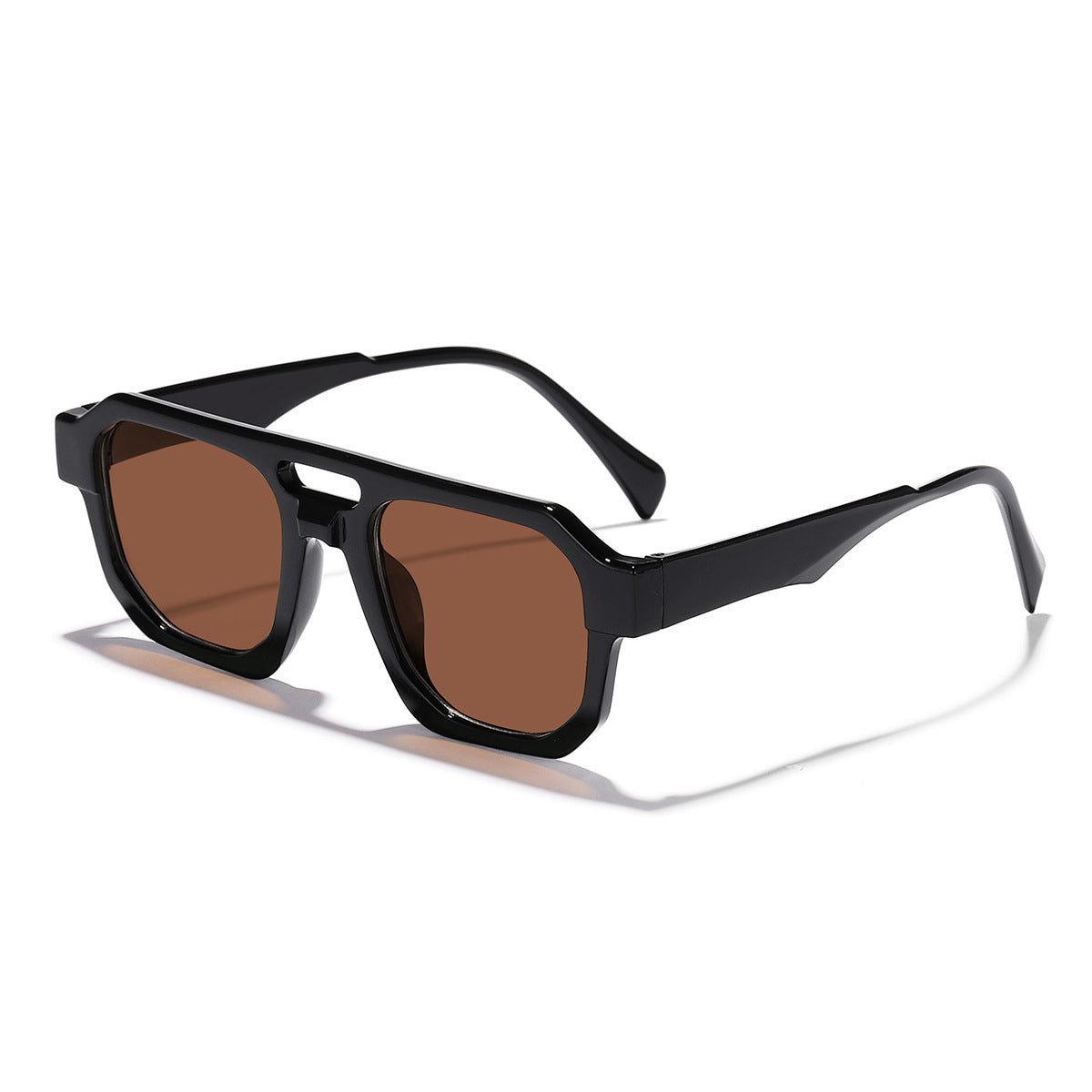 Damen moderne Sonnenbrille mit quadratischem Rahmen und UV-Schutz Karnz