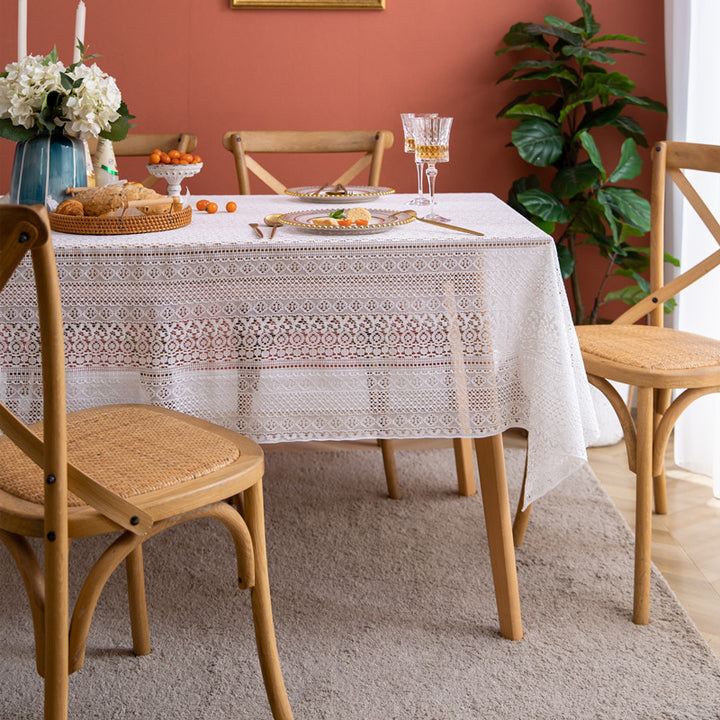 Klassische elegante Spitzen Tischdecke