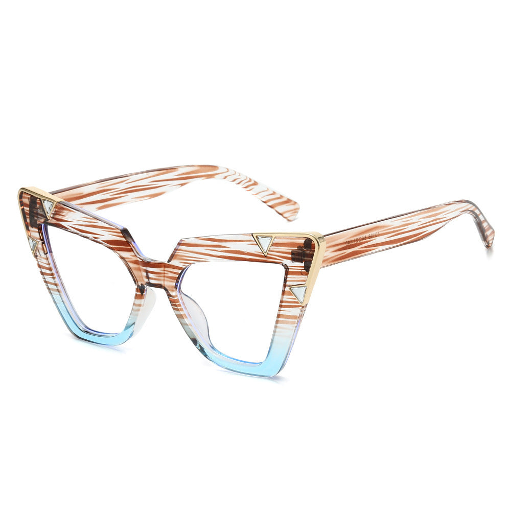 Statement Cat-Eye Sonnenbrillen mit dekorativen Akzenten Karnz