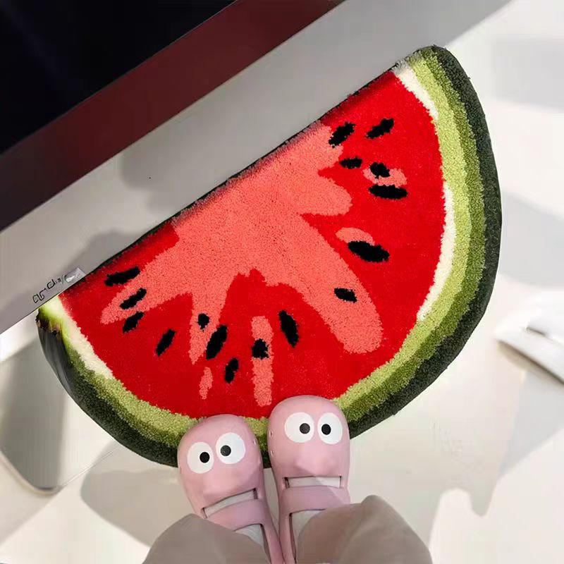Wassermelonenförmige gemütliche Badematte Karnz