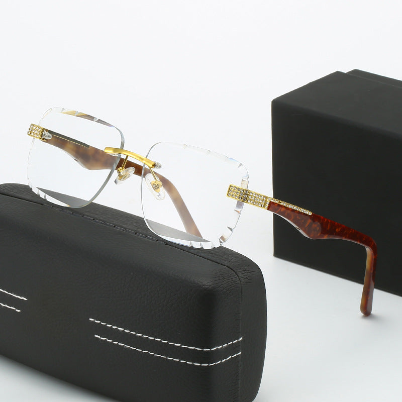 Damen Modische Sichtbrille mit luxuriösen Akzenten Karnz