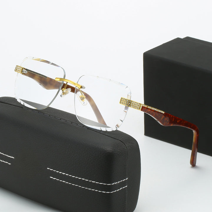Damen Modische Sichtbrille mit luxuriösen Akzenten Karnz
