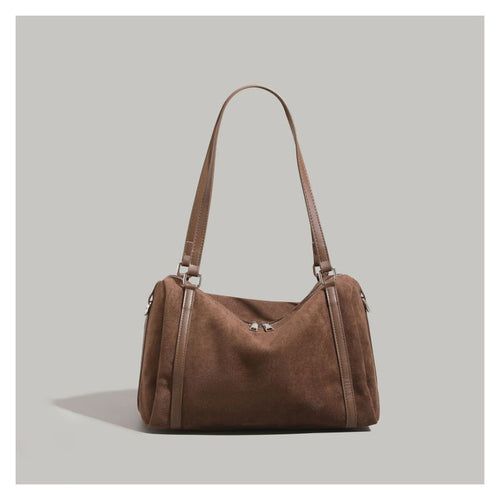 Weiche Wildleder-Schultertasche Karnz