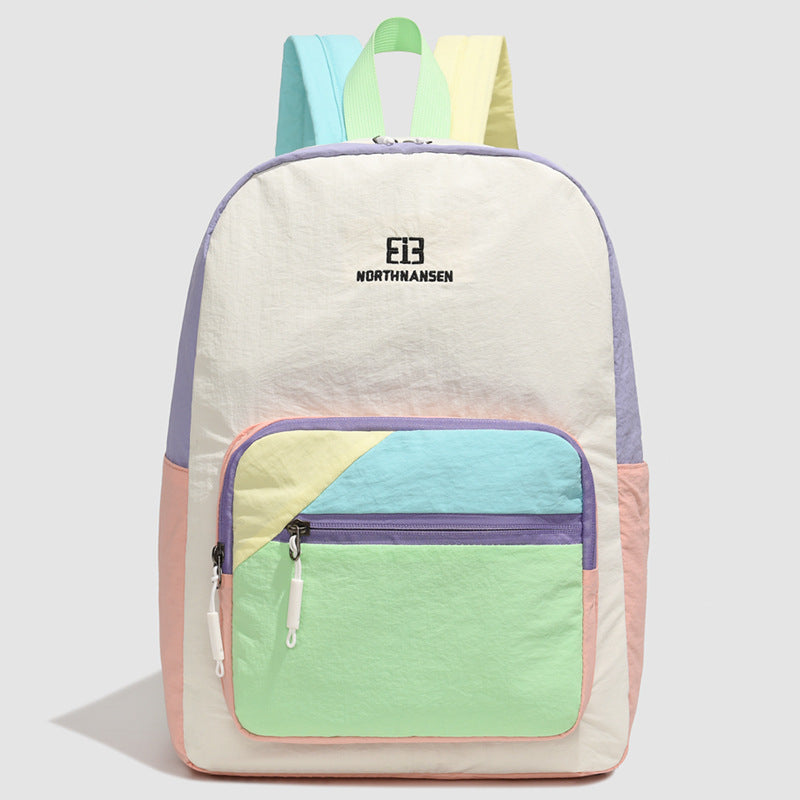 Farbblockierte lässige Rucksack