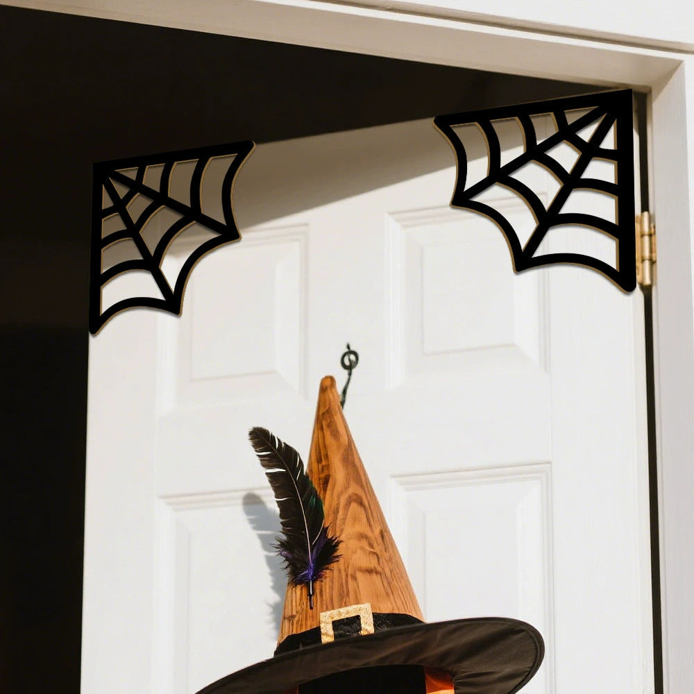 Halloween-Themed Spider Web Türdekoration