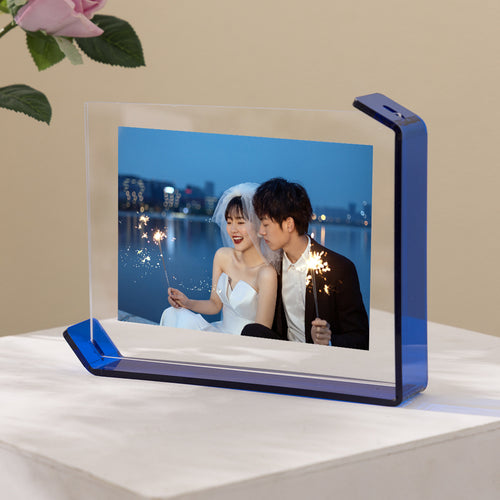 Künstlerischer Acryl-Fotoanzeigerahmen für Zuhause