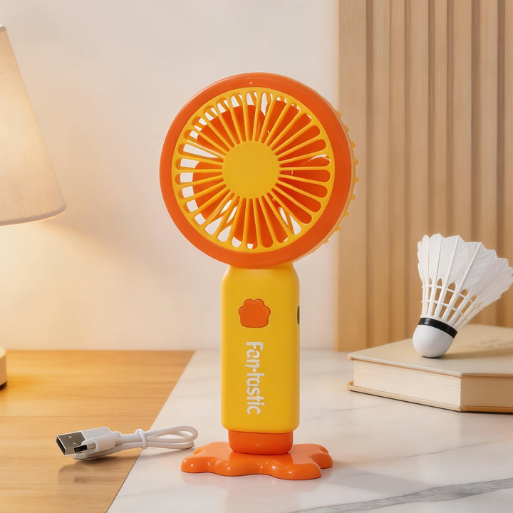 Unisex Tragbarer Handventilator mit ergonomischem Design und USB-Ladefunktion Karnz