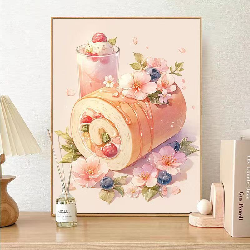 Gourmet Dessert-Themen Leinwand Wandkunst Karnz