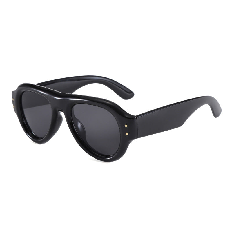 Damen ausgefallene Sonnenbrille im Retro-Stil Karnz