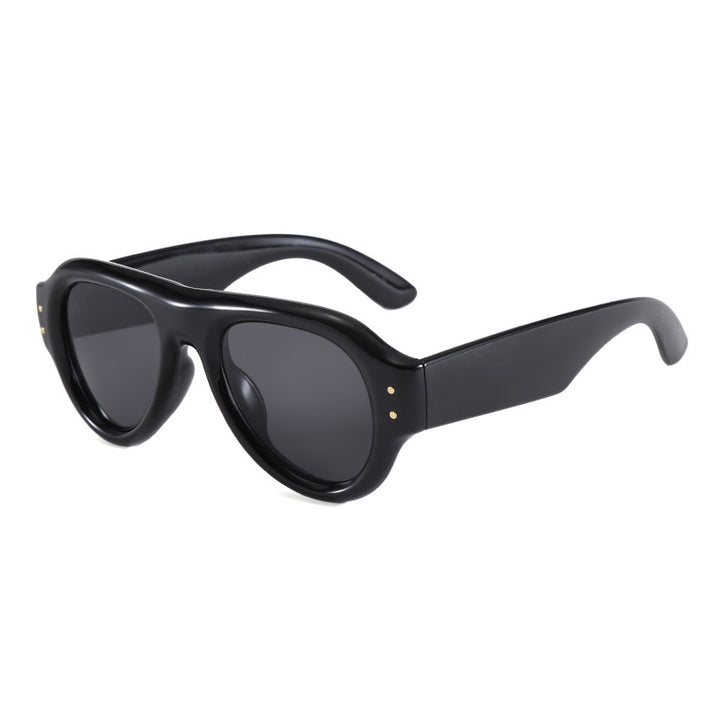 Damen ausgefallene Sonnenbrille im Retro-Stil Karnz