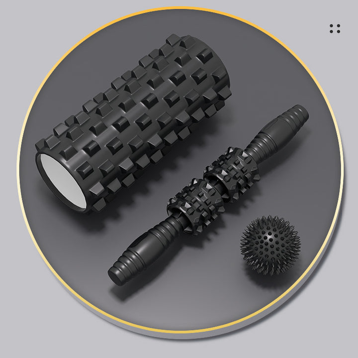 Massage-Set mit Multifunktionaler Rolle und Akupressurbällen Karnz