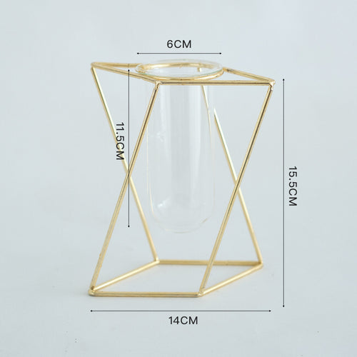 Geometrischer Tisch Pflanzenhalter