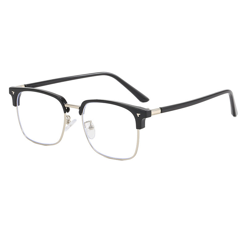 Damen elegante quadratische Brille mit leichtem Metallrahmen Karnz