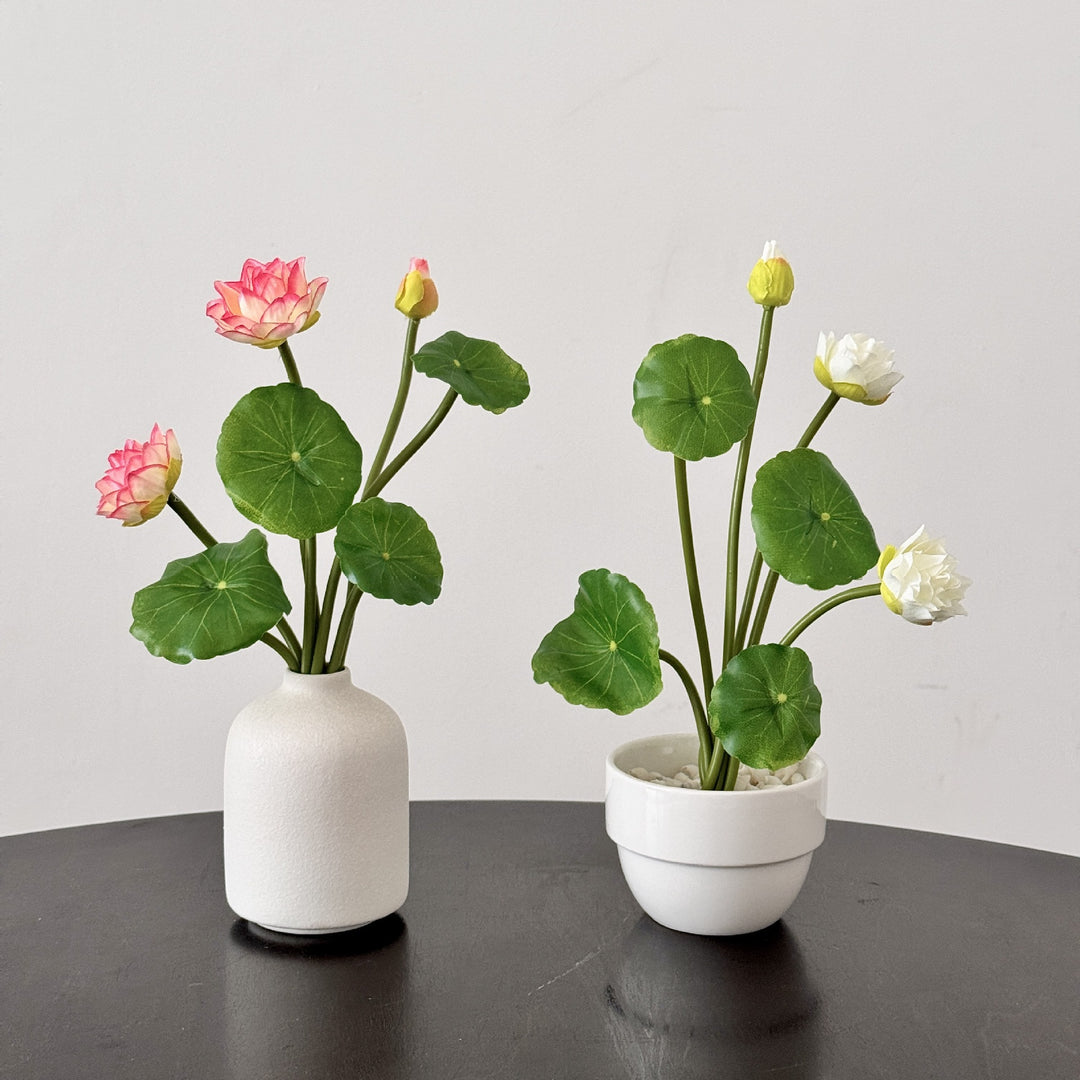 Künstlicher Lotusblumenstrauß Karnz