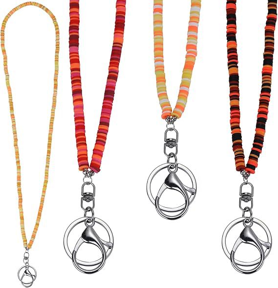 Bunte Perlen ID Badge Halter Lanyard Karnz