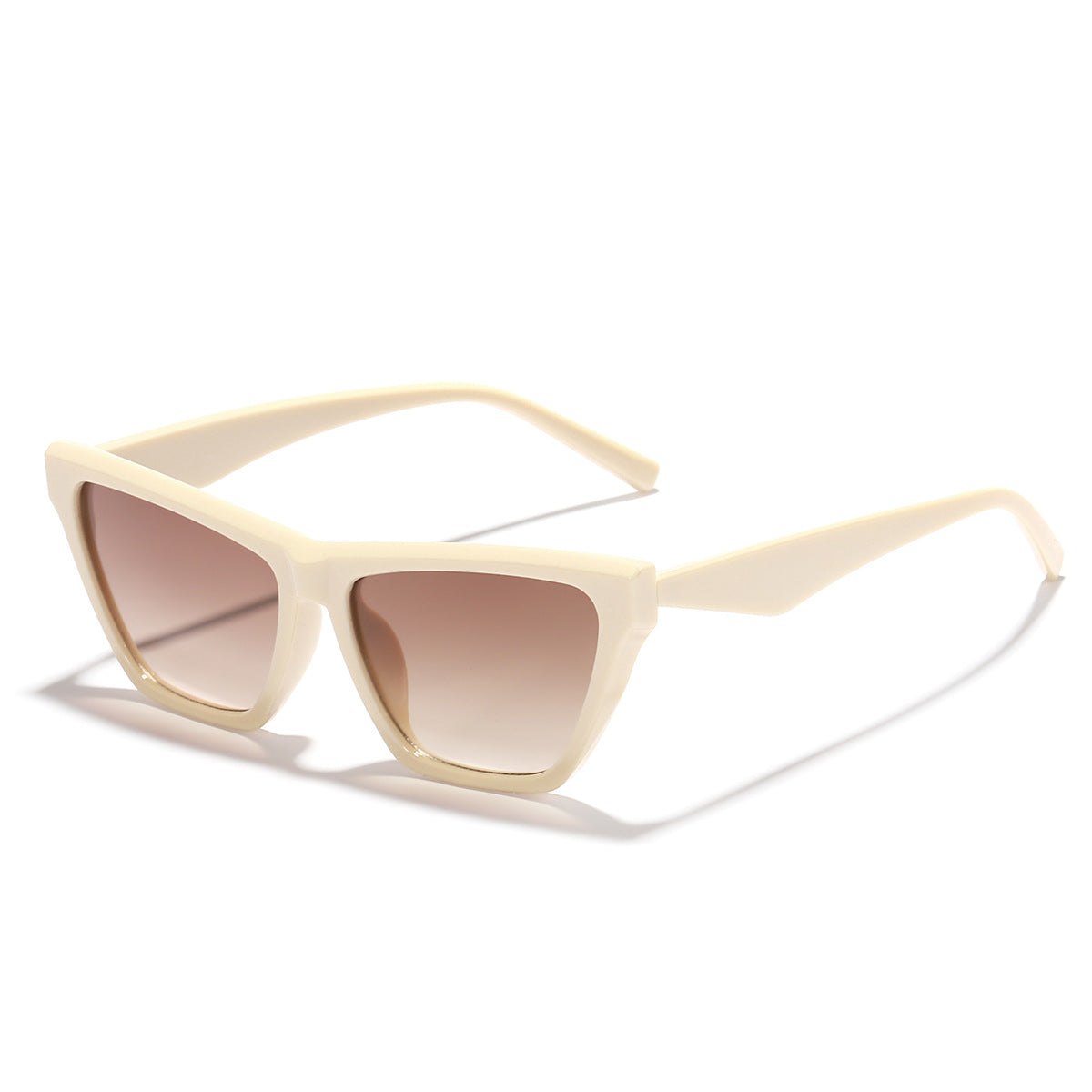 Damen Designer-Sonnenbrille mit stilvollem transparentem Rahmen und UV-Schutz Karnz