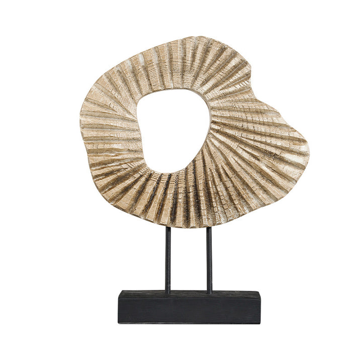 Dekorative Moderne Blattskulptur