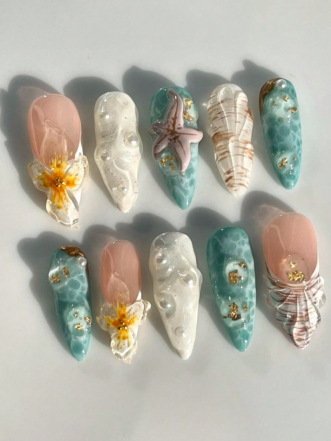 Künstlerisches 3D Nagelkunstset Karnz