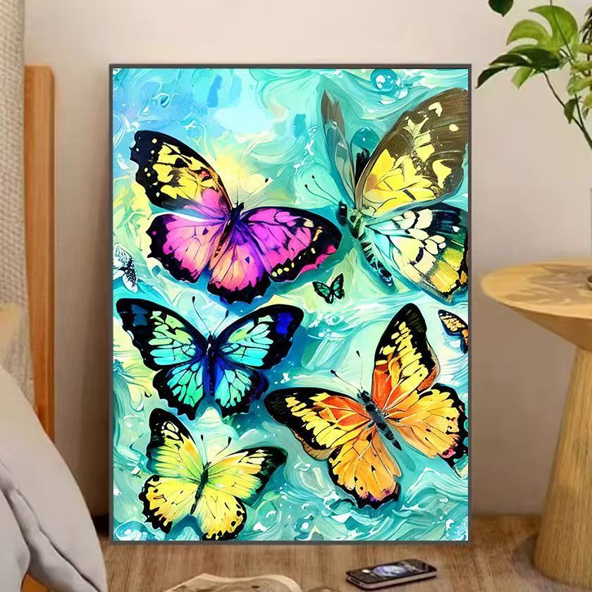 Fantasy Forest Schmetterling Wandkunst Karnz