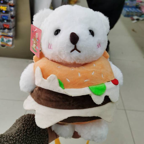 Plüsch-Burger-Themen-Teddy-Bär