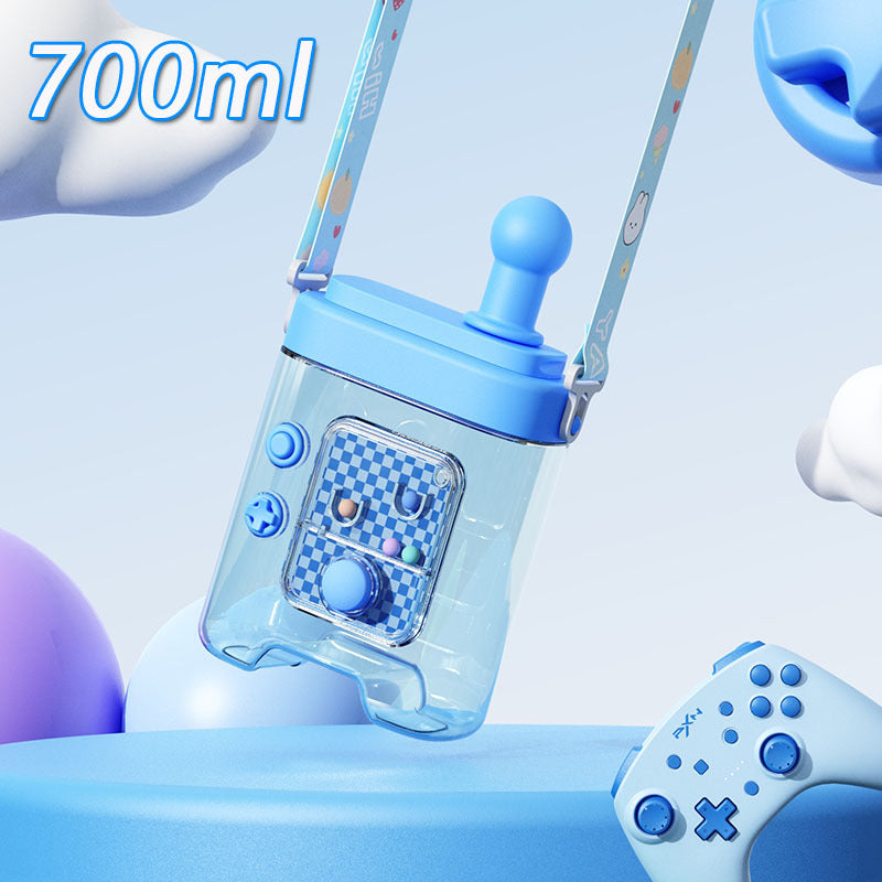 Damen kreative Wasserflasche mit abnehmbarem Schultergurt Karnz