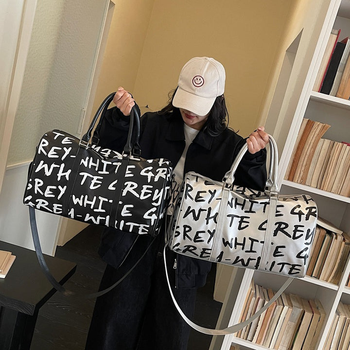 Stylischer Grafikdruck Duffelbag Karnz