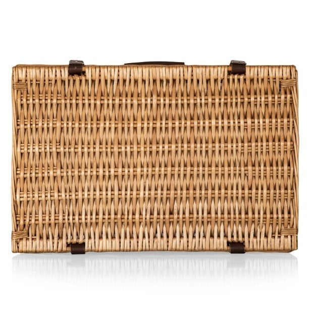 Damen Picknickkorb mit integriertem Geschirrset und platzsparendem Design Karnz