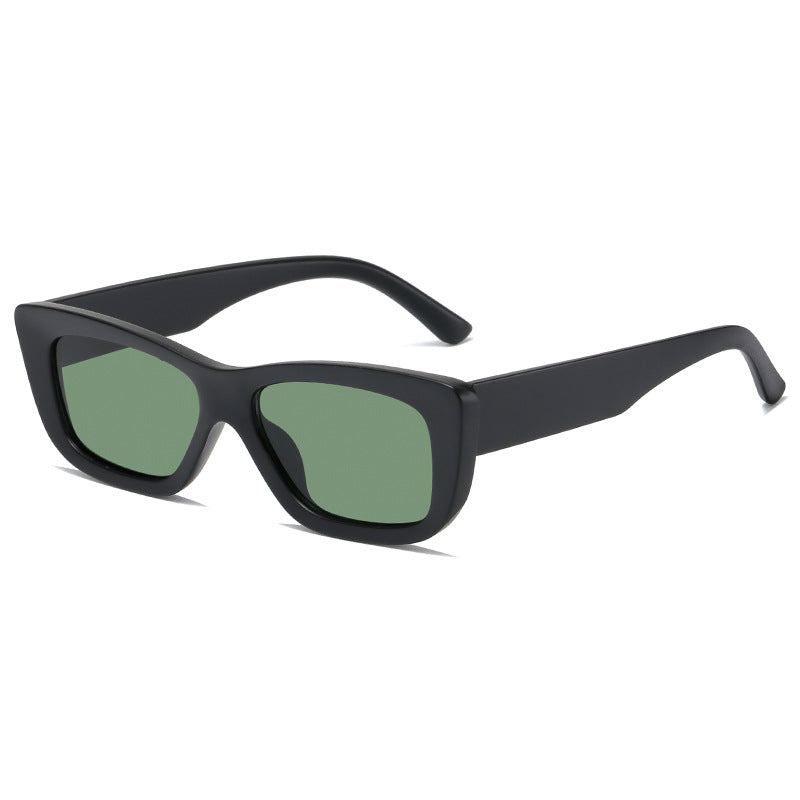 Damen modische Sonnenbrille mit rechteckigem Gestell Karnz