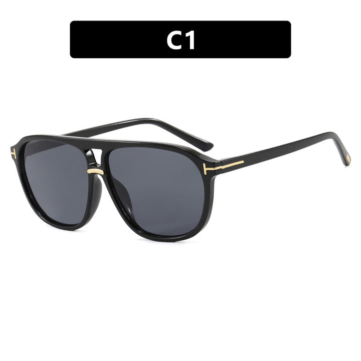 Damen quadratische Sonnenbrille mit luxuriösem Schildkrötenmuster und polarisierenden Gläsern Karnz