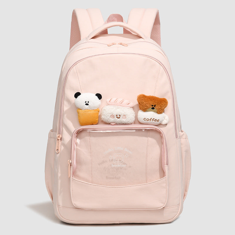 Süße Plüschcharaktere Rucksack Karnz