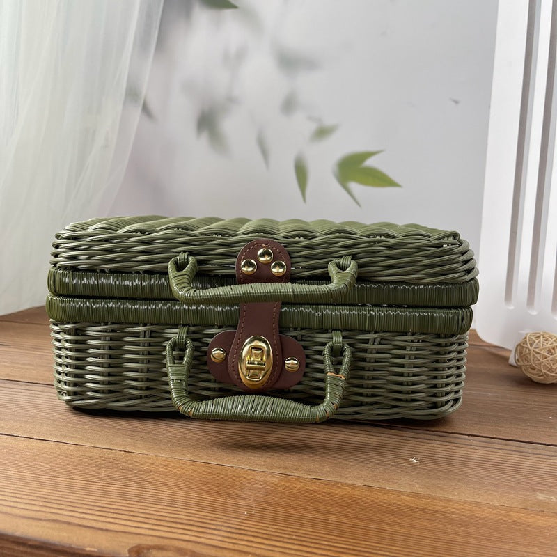 Dekorative Gewebte Handtasche Karnz