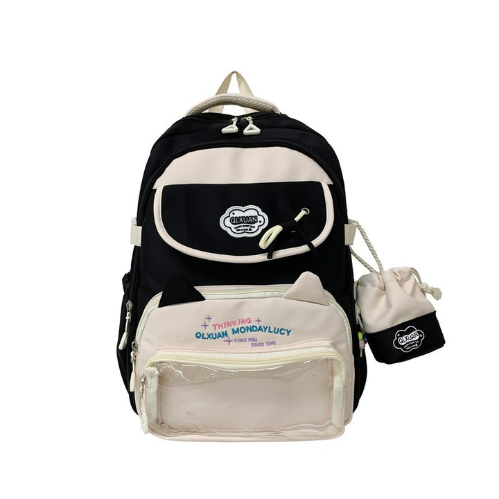 Verspielt katzenmotivierter Rucksack