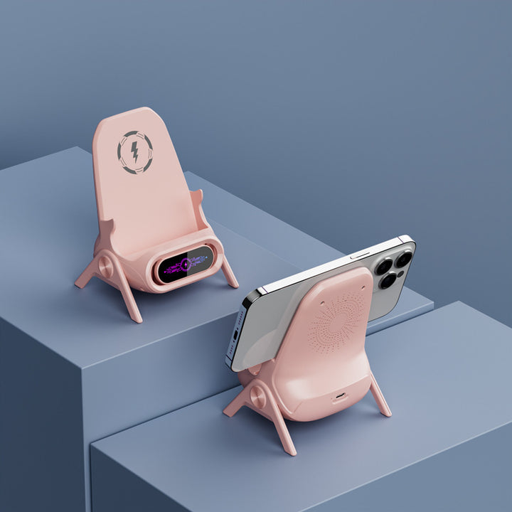 Qi Wireless Ladegerät mit Eingebautem Display Karnz