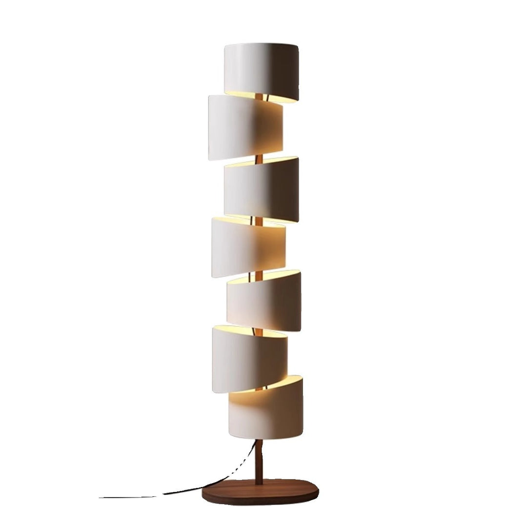 Spiralisierende Moderne Stehlampe