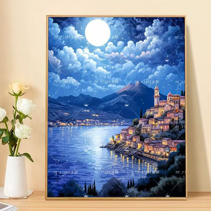 Fantasy Landschaft Kunstdruck Karnz