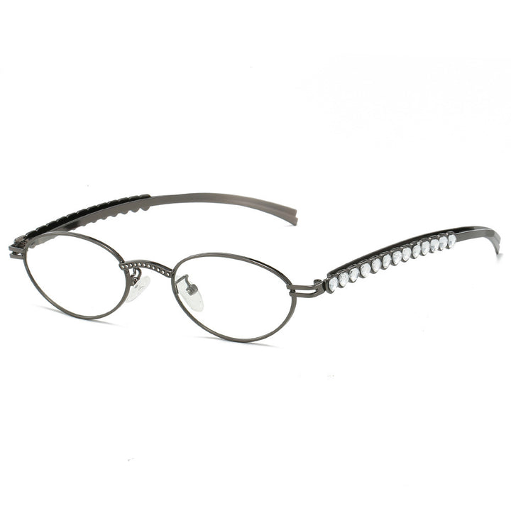 Elegante ovale Rahmenbrille Karnz