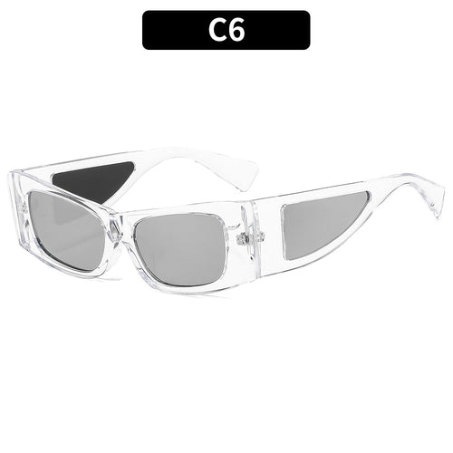 Futuristische klare Rahmen Sonnenbrille