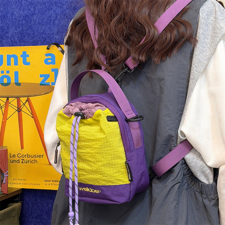 Kompakte stilvolle Kordelzug-Rucksack Karnz