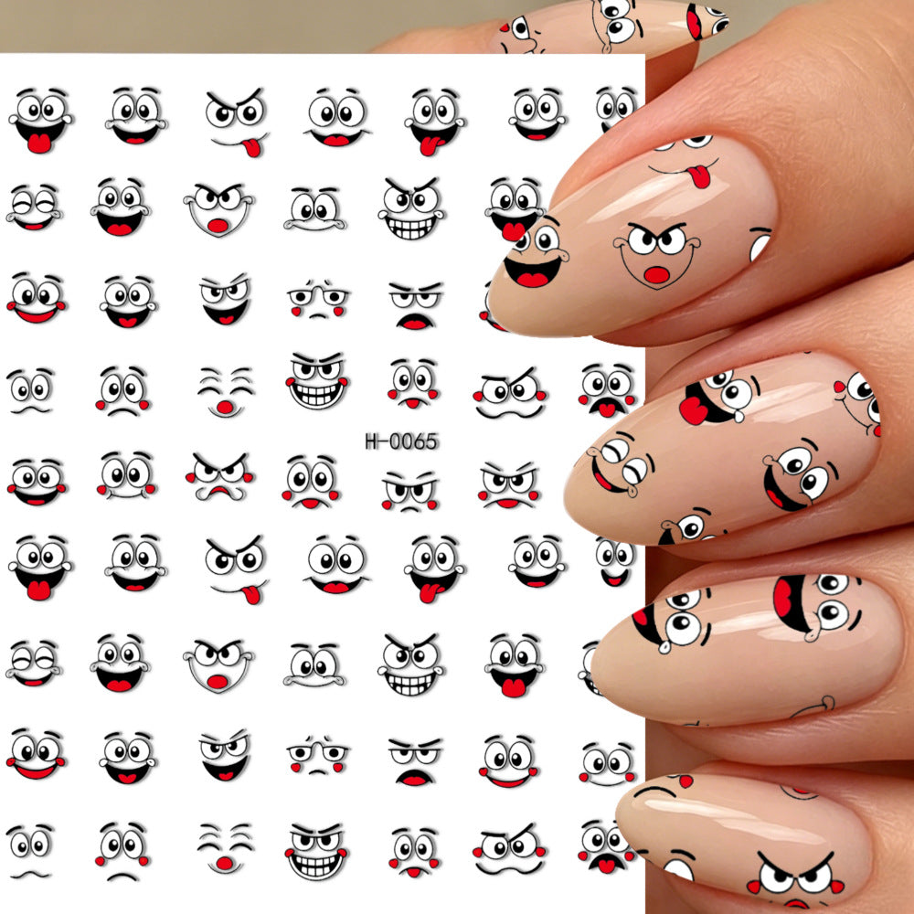Niedliche Hunde-Themen-Nagelkunst-Sticker